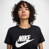 Футболка W NSW TEE ESSNTL ICON FTRA FS DV6094-010 Nike L Чорний DV6094-010