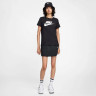 Футболка W NSW TEE ESSNTL ICON FTRA FS DV6094-010 Nike L Чорний DV6094-010
