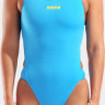 Купальник закритий для жінок Arena SWIMSUIT TECH MULTI SOLID блакитний, жовтий Жін 36 008054-820