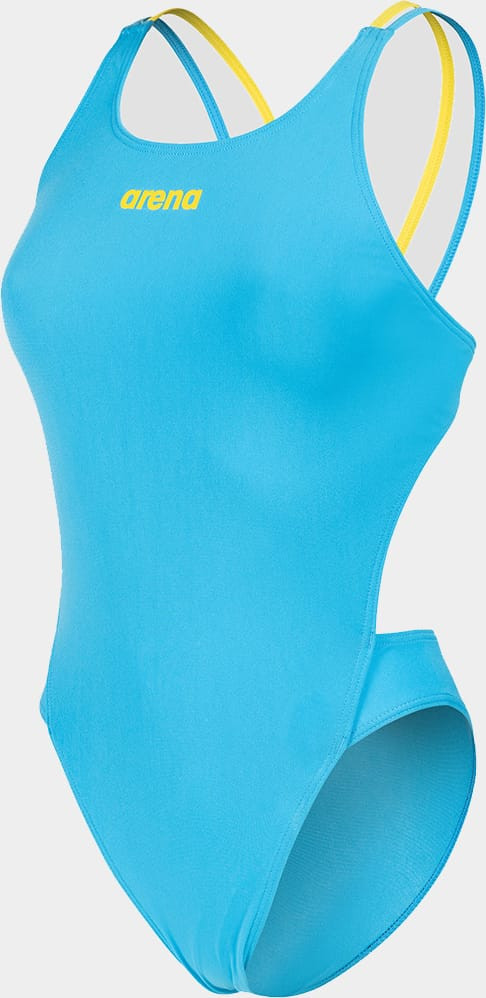 Купальник закритий для жінок Arena SWIMSUIT TECH MULTI SOLID блакитний, жовтий Жін 36 008054-820