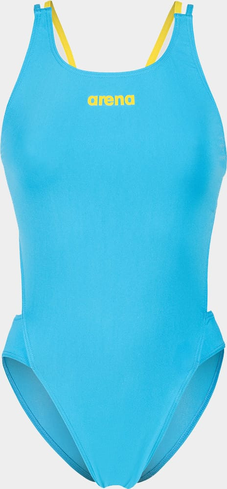 Купальник закритий для жінок Arena SWIMSUIT TECH MULTI SOLID блакитний, жовтий Жін 36 008054-820