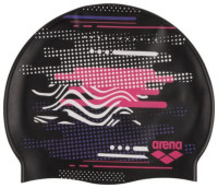 Шапочка для плавання Arena PRINT JR чорний Діт OFSM 94171-243
