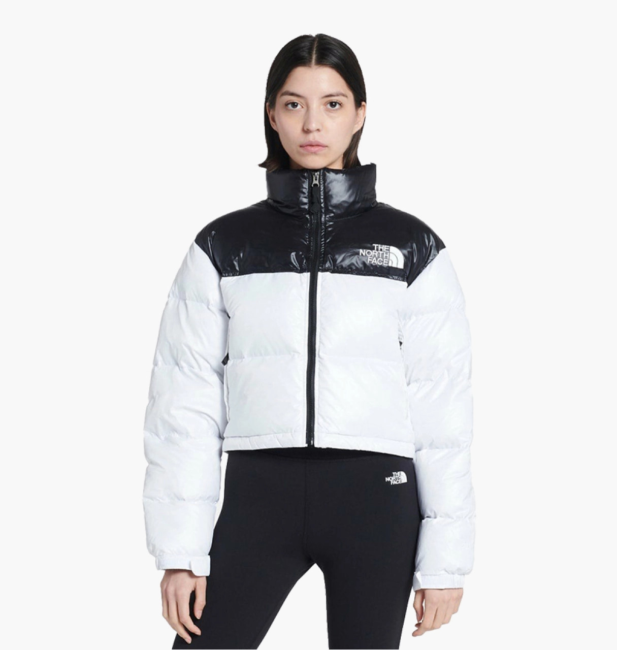 ПуховикThe North Face Print Nuptse Short NF0A5GGE-LA9