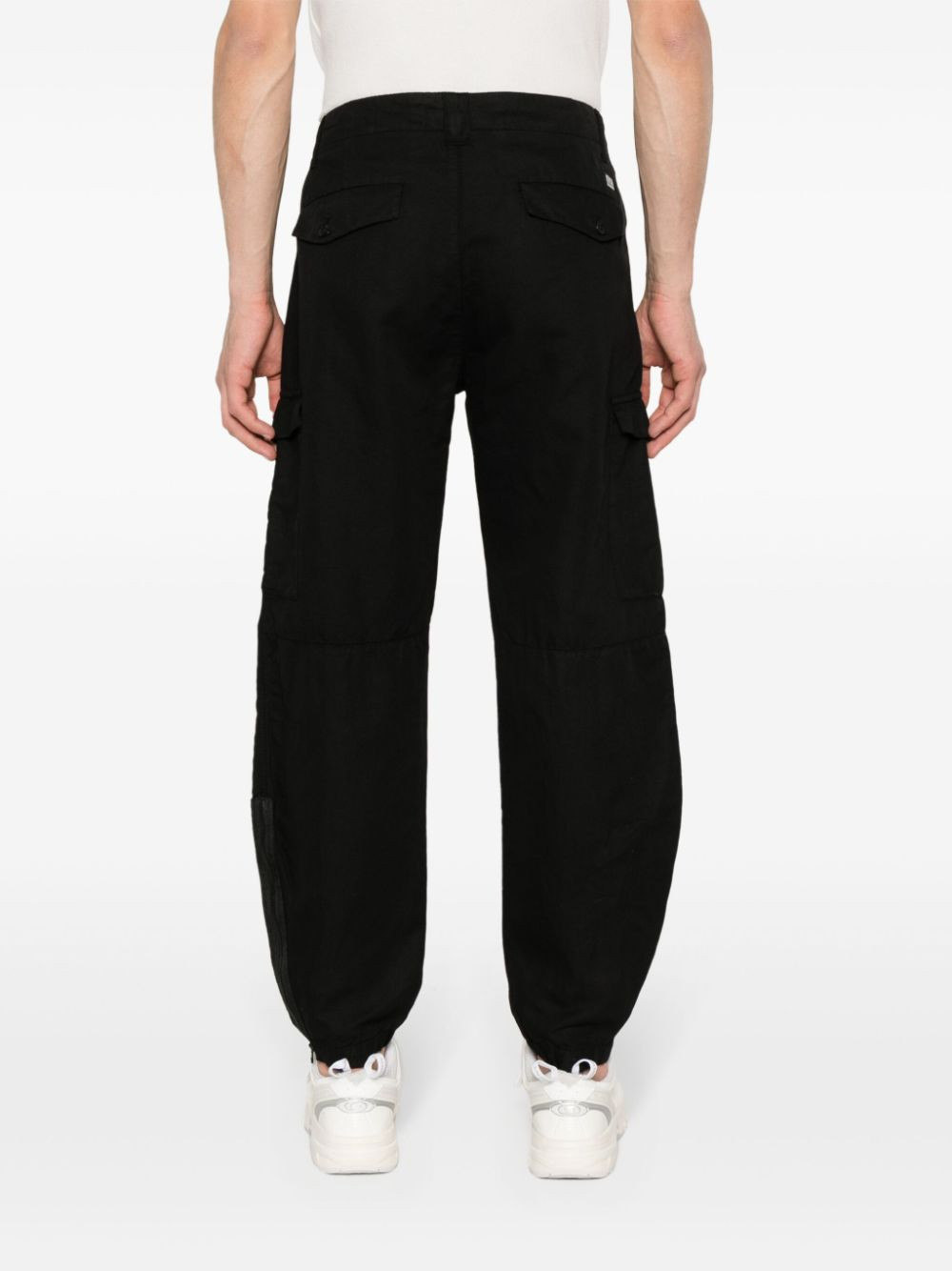 Штани C.P.company Pants in black cotton 16CMPA234A006273G