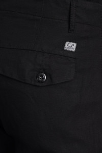Штани C.P.company Pants in black cotton 16CMPA234A006273G