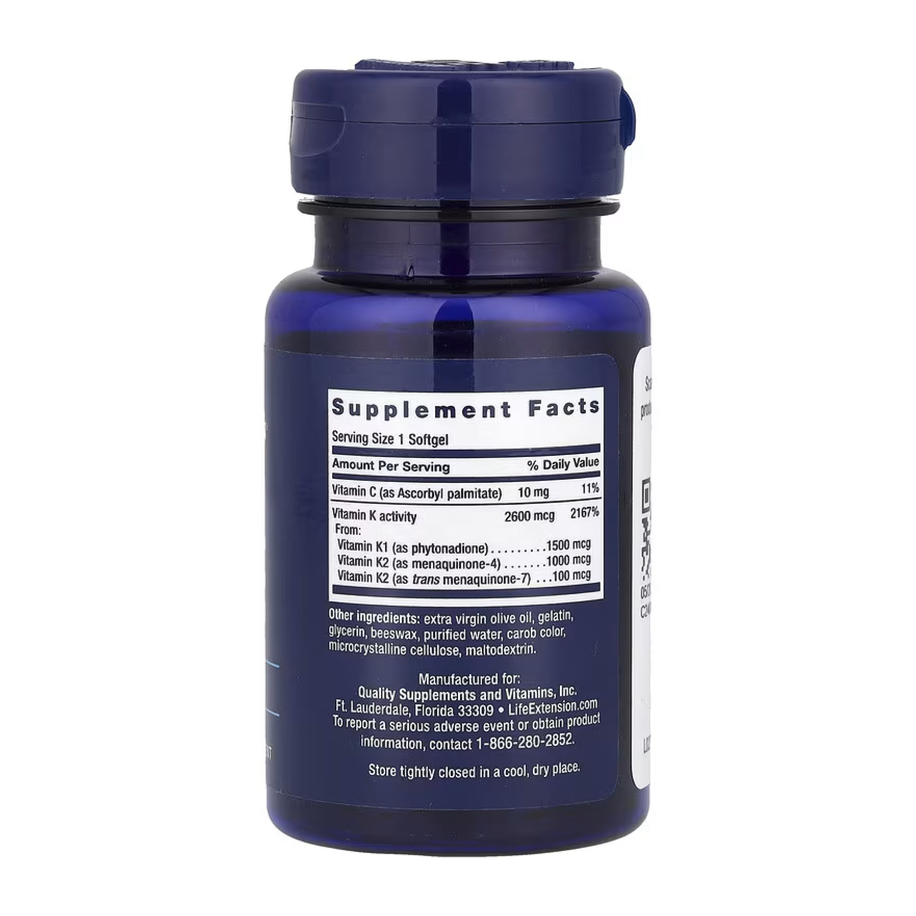 Софт гелеві капсули Life Extension Super K - 90 softgels 2023-10-5215