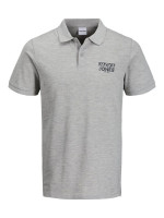 Поло JJHERO POLO SS CAT 12175087 Grey Melange Jack&Jones S Сірий 12175087GreyMelange