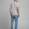 Поло JJHERO POLO SS CAT 12175087 Grey Melange Jack&Jones S Сірий 12175087GREYMELANGE