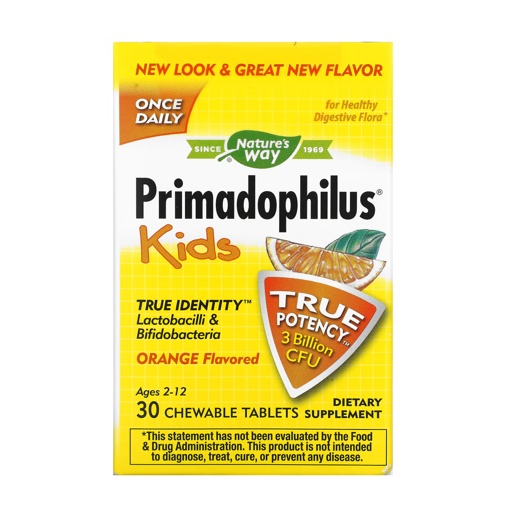 Таблетки Nature's Way Primadophilus® - 30 tabs Orange 2023-10-2175