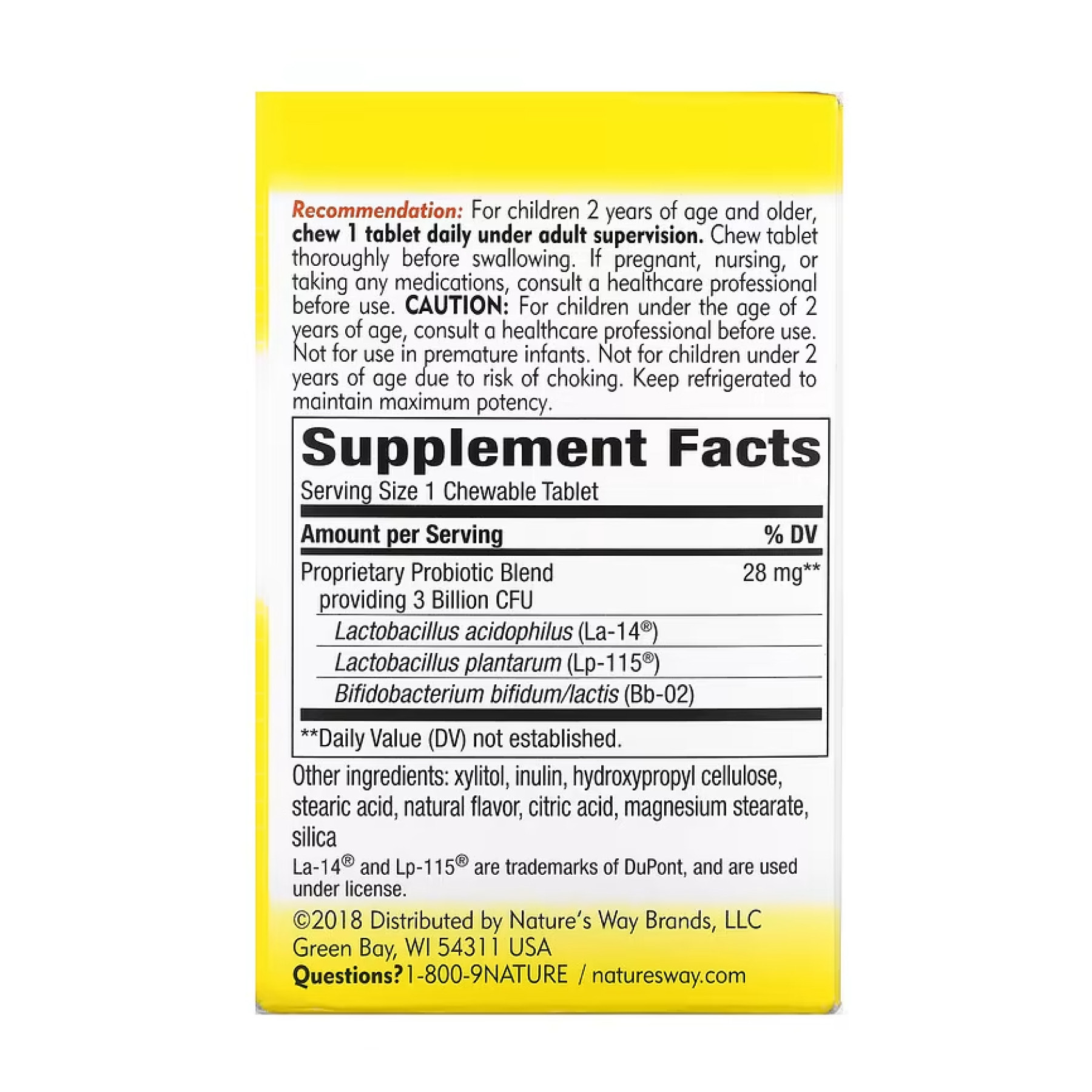 Таблетки Nature's Way Primadophilus® - 30 tabs Orange 2023-10-2175