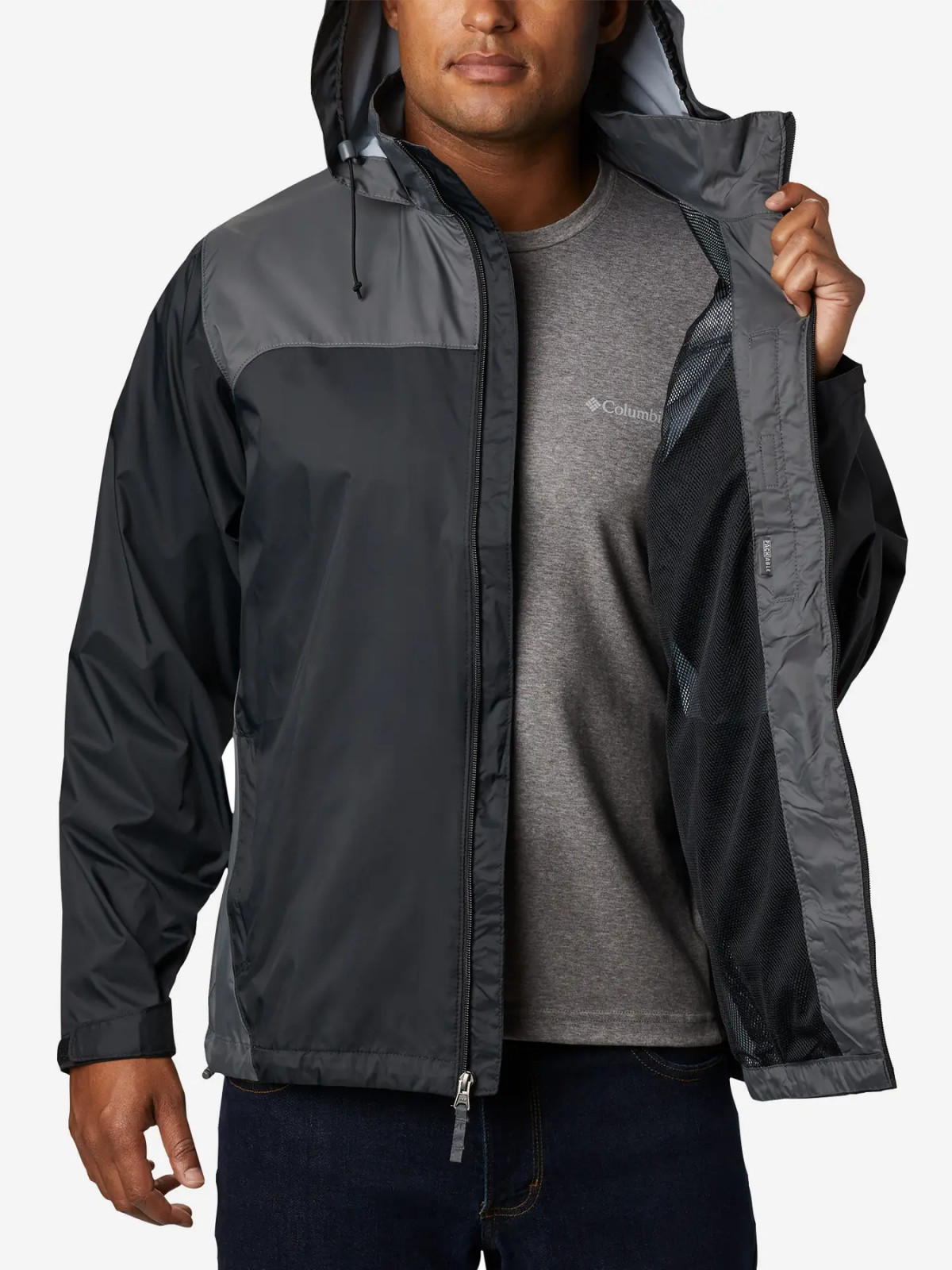Вітровка Glennaker Lake™ Rain Jacket 1442361CLB-010 Columbia L (50-52) Чорний 1442361CLB-010