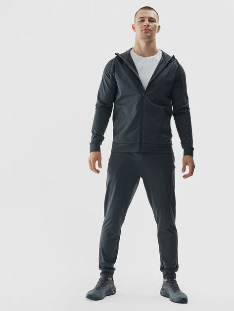 Штани спортивні Trousers Fnk M681 4FWAW24TFTRM681-22M 4F 2XL Темно-сірий 4FWAW24TFTRM681-22M