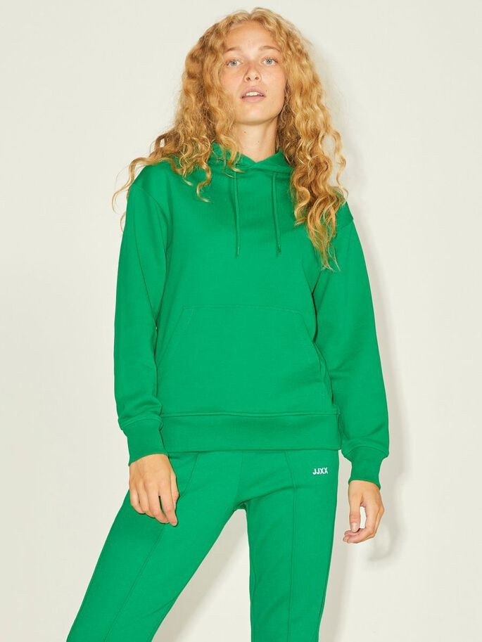 Толстовка JXANINA LS REL EVERY HOODIE NOOS 12200194-Jolly Green JJXX S Зелений 12200194-Jolly Green