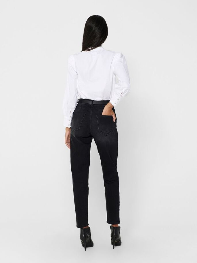 Джинси ONLVENEDA LIFE MOM JEANS REA461A NOOS 15210672 Black Denim ONLY L/32 Чорний 15210672BlackDenim