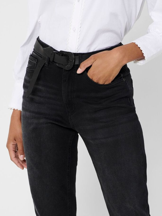 Джинси ONLVENEDA LIFE MOM JEANS REA461A NOOS 15210672 Black Denim ONLY L/32 Чорний 15210672BlackDenim