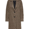Пальто ONLAGNETE ASTRID CHECK COAT CC OTW 15228610-Glazed Ginger ONLY XS Коричневий 15228610-GLAZED GINGER