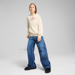 Худі підліткове ESS SCRIPT Hoodie 68580687 Puma 128 Бежевий 68580687