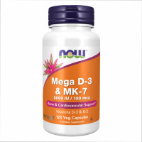 Капсули MEGA D-3 & MK-7 - 120 vcaps 2022-10-2058