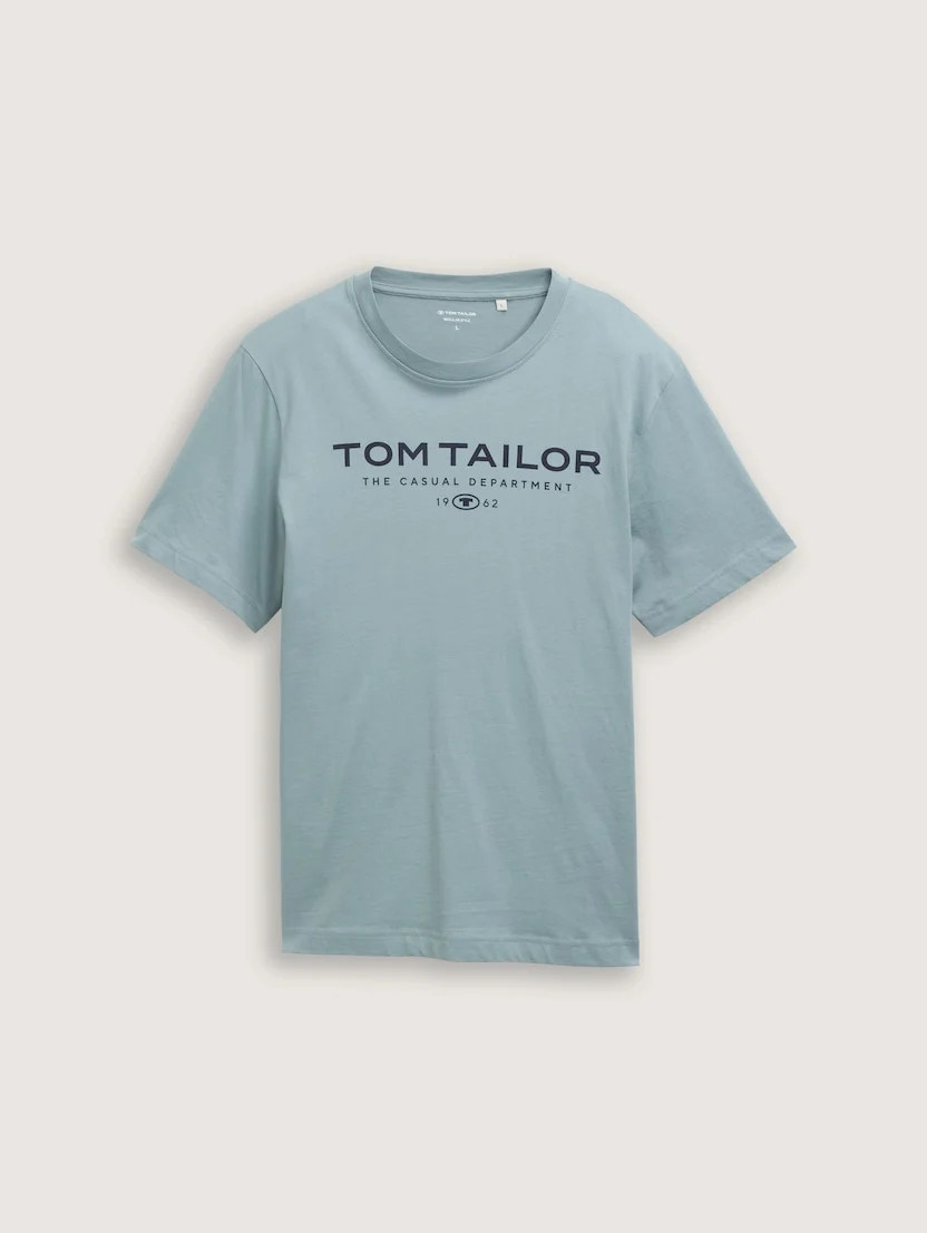 Футболка Printed T-shirt 1045773-27475 Tom Tailor L Блакитний 1045773-27475