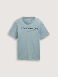Футболка Printed T-shirt 1045773-27475 Tom Tailor L Блакитний 1045773-27475