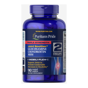 Капсули Glucosamine Chondroitin MSM Triple Strength - 90 caplets 100-76-2034597-20