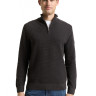 Кофта Men's Cotton Troyer Knit Jumper 1048813-10899 Tom Tailor L Темно-сірий 1048813-10899