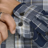 Сорочка JORBLASTER CHECK TWILL SHIRT LS 12195943-Navy Blazer-Checks:/SLIM FIT Jack&Jones M Темно-син 12195943-NAVY BLAZER-CHEC