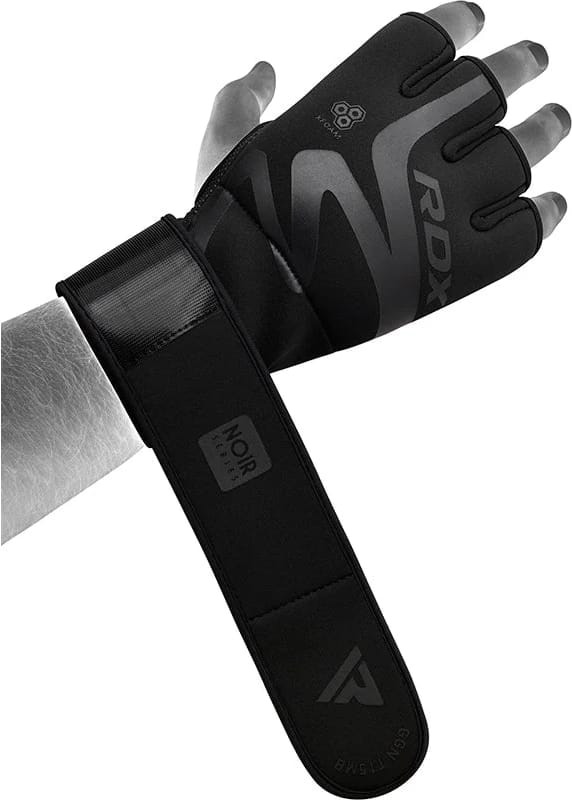 Рукавиці тренувальні RDX GRAPPLING GLOVES NEOPRENE T15 чорний M (GGN-T15MB) GGN-T15MB