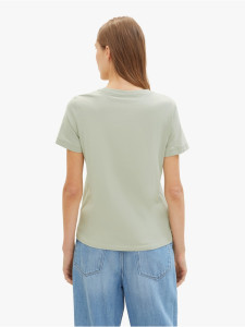 Футболка Women's Summer Blouse Short Sleeve 1041288-34895 Tom Tailor L Фісташковий 1041288-34895