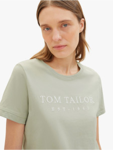 Футболка Women's Summer Blouse Short Sleeve 1041288-34895 Tom Tailor L Фісташковий 1041288-34895