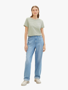 Футболка Women's Summer Blouse Short Sleeve 1041288-34895 Tom Tailor L Фісташковий 1041288-34895