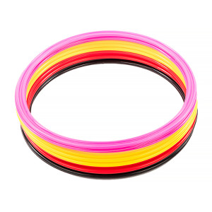 Кільця спортивні 12 шт (3 Червоні+3 Жовті+3 Рожеві+3 Чорні) AVK3-610-739-600-001