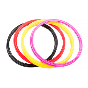 Кільця спортивні 12 шт (3 Червоні+3 Жовті+3 Рожеві+3 Чорні) AVK3-610-739-600-001