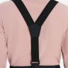 Штани утеплені гірськолижні Women's pants with suspenders 131700GSD-99 Glissade 46 Чорний 131700GSD-99