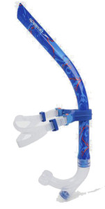 Трубка дихальна для снорклінгу Speedo CENTER SNKL AU блакитний, помаранчевий Уні OSFM 8-07361F959