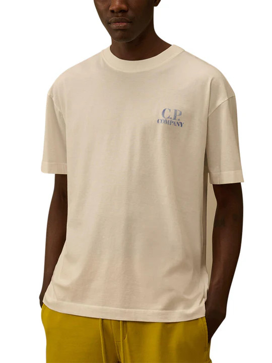 Футболка C.P. Company big logo 103 20CMTS143A-110579W 103