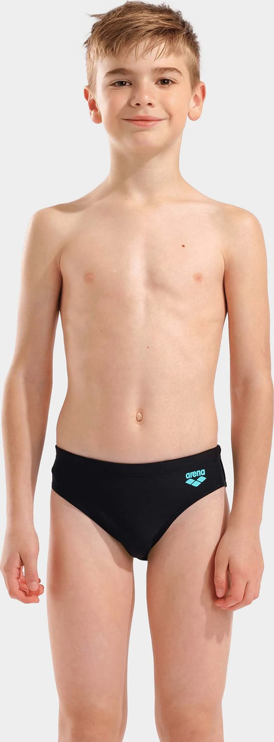 Плавки сліпи для хлопчиків Arena TALES SWIM BRIEFS чорний, бірюзовий 164 см 009086-508