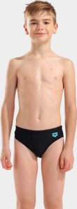 Плавки сліпи для хлопчиків Arena TALES SWIM BRIEFS чорний, бірюзовий 164 см 009086-508
