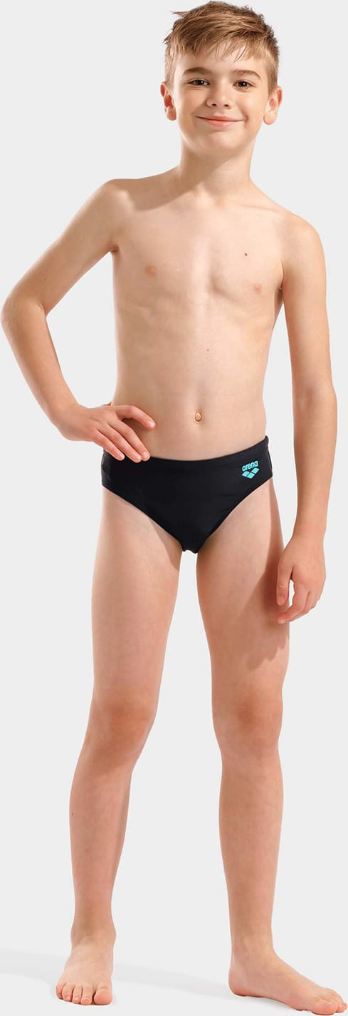 Плавки сліпи для хлопчиків Arena TALES SWIM BRIEFS чорний, бірюзовий 164 см 009086-508
