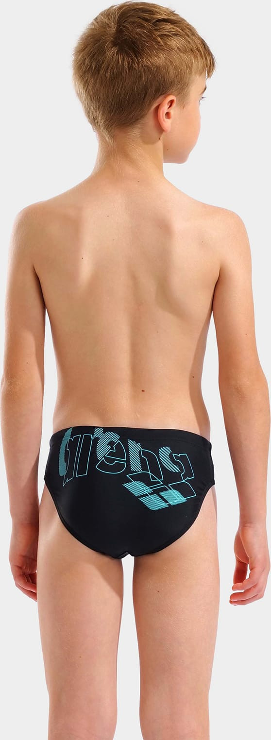 Плавки сліпи для хлопчиків Arena TALES SWIM BRIEFS чорний, бірюзовий 164 см 009086-508