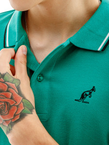 Футболка поло AUSTRALIAN 2-STRIPE PIQUE' POLO - R-FIT LSUPO0005-913