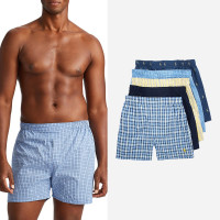 Труси боксери Polo Ralph Lauren, Men's Underwear, Cotton Classic Fit NCWBP5 Plaid, Nvy, Rus, Stripe, NCWBP5 AP6N