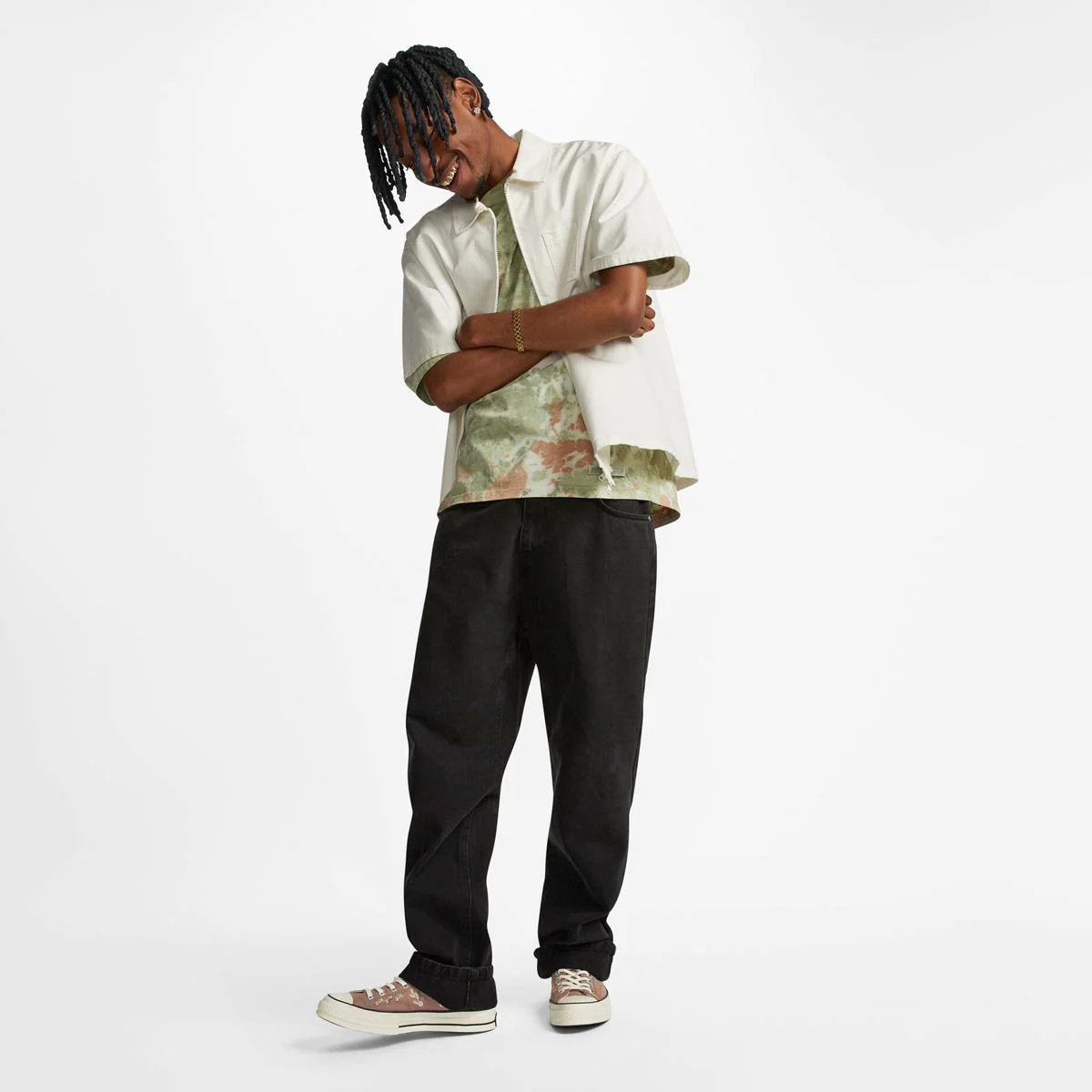 Кеди чоловічі Converse Chuck 70 Embroidery Brown A03665C