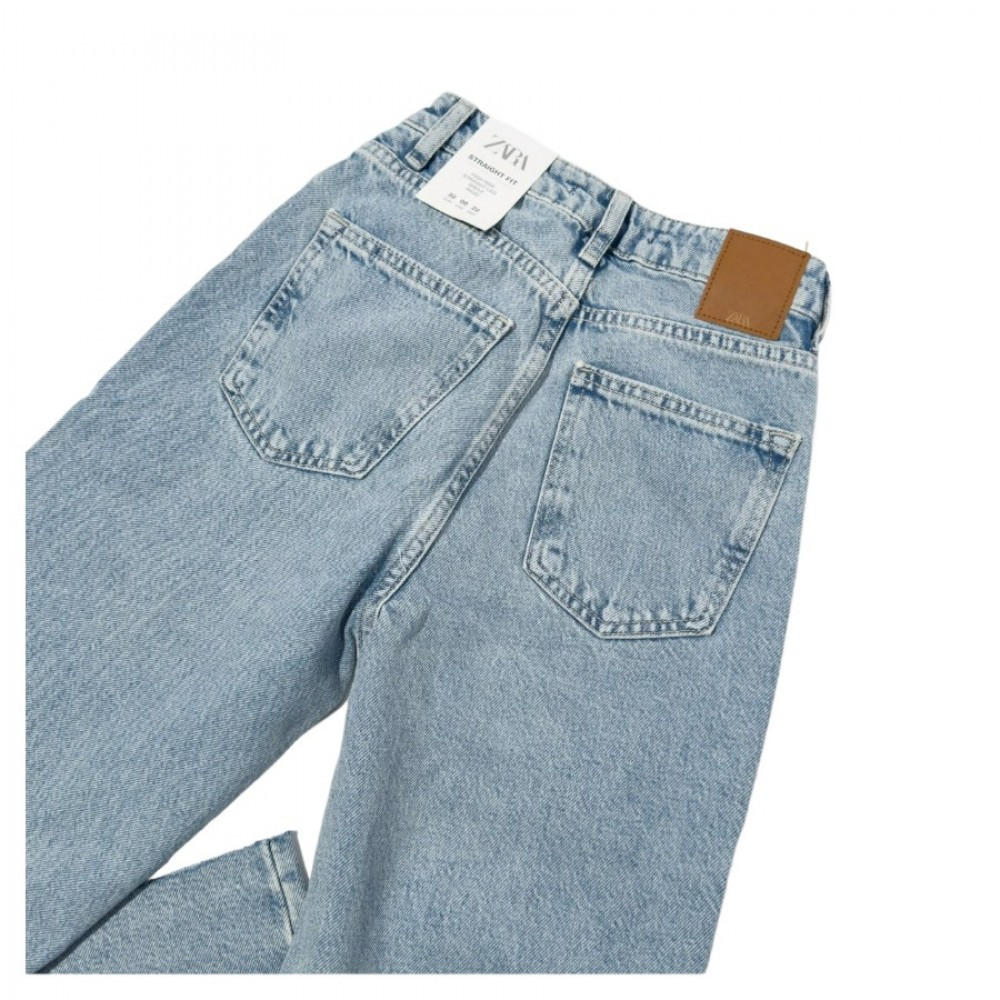 Джинси Zara Jeans Z1975 Rectos Tiro Alto Light Blue 6164053405 36 6164053405