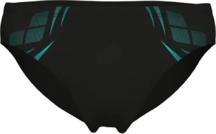 Плавки сліпи для чоловіків Arena POSEIDONIA SWIM BRIEFS чорний, бірюзовий Чол 105 009075-508