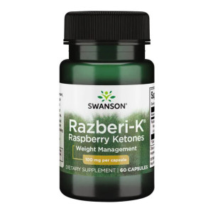 Капсули Razberi-K Raspberry Ketones 100mg - 60caps 100-30-3717091-20