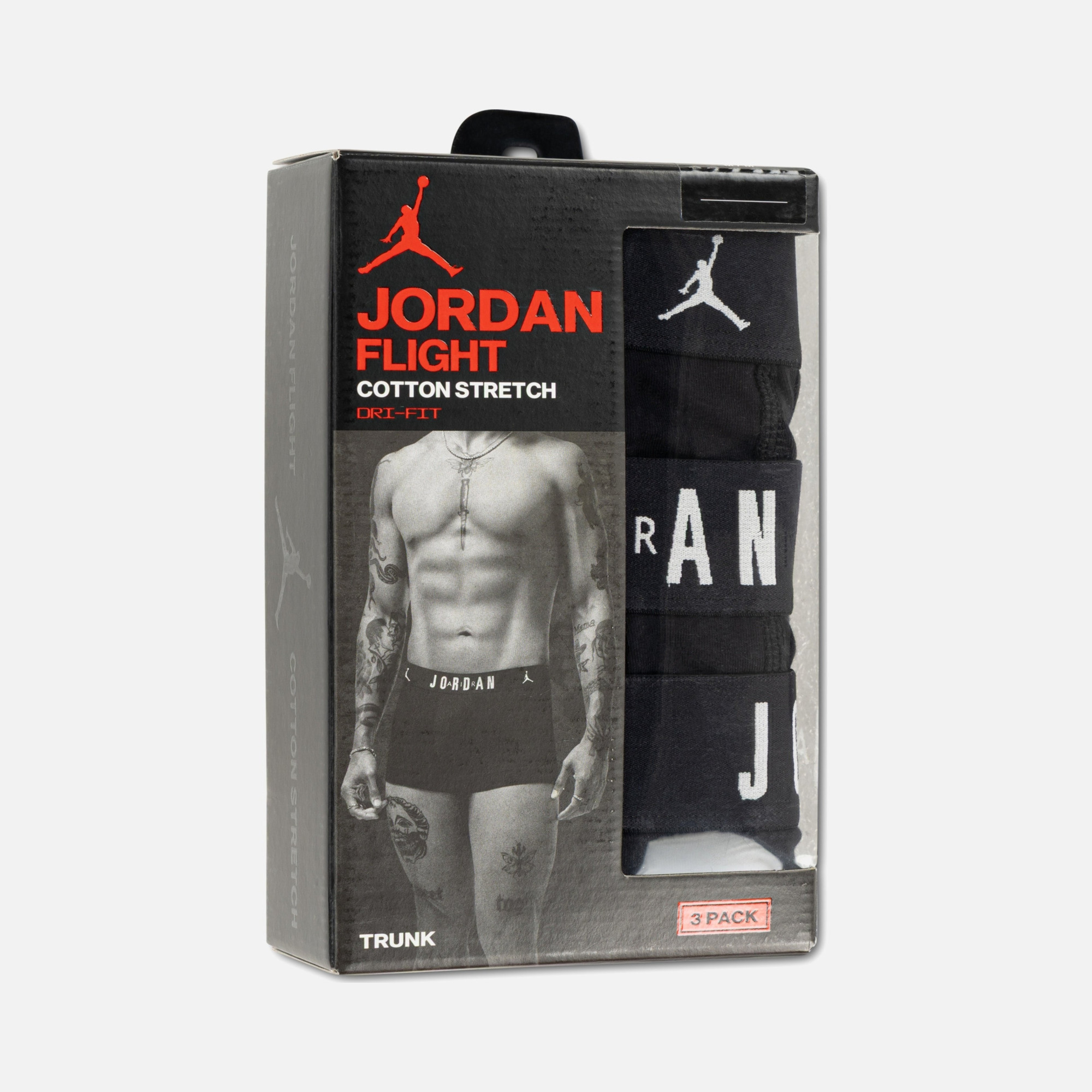 Труси-боксерки Jordan MENS 3PK FLIGHT COTTON TRUNK JM0891-023