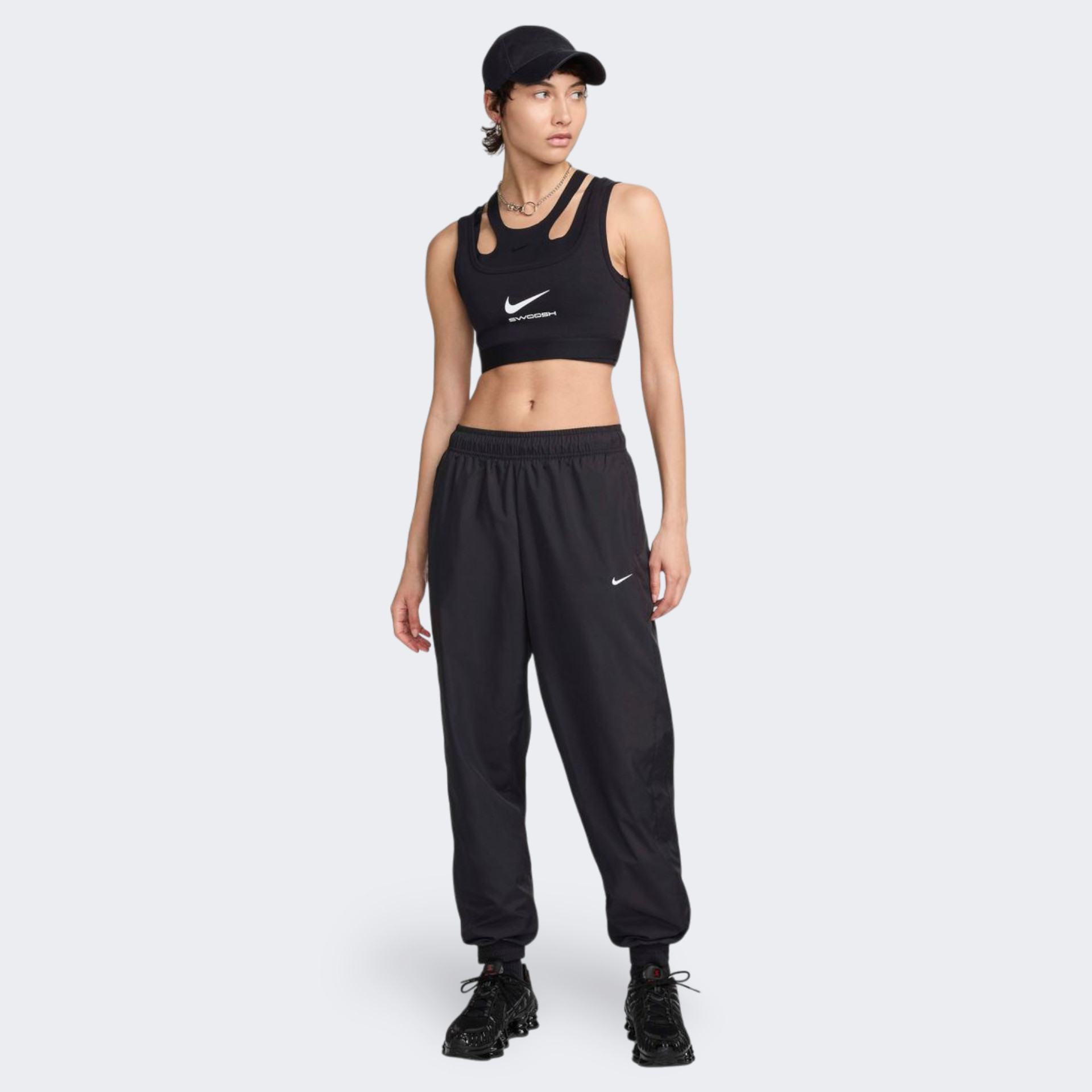 Штани Nike Sportswear Essential Woven Mid-Rise Jogger FV7660-010