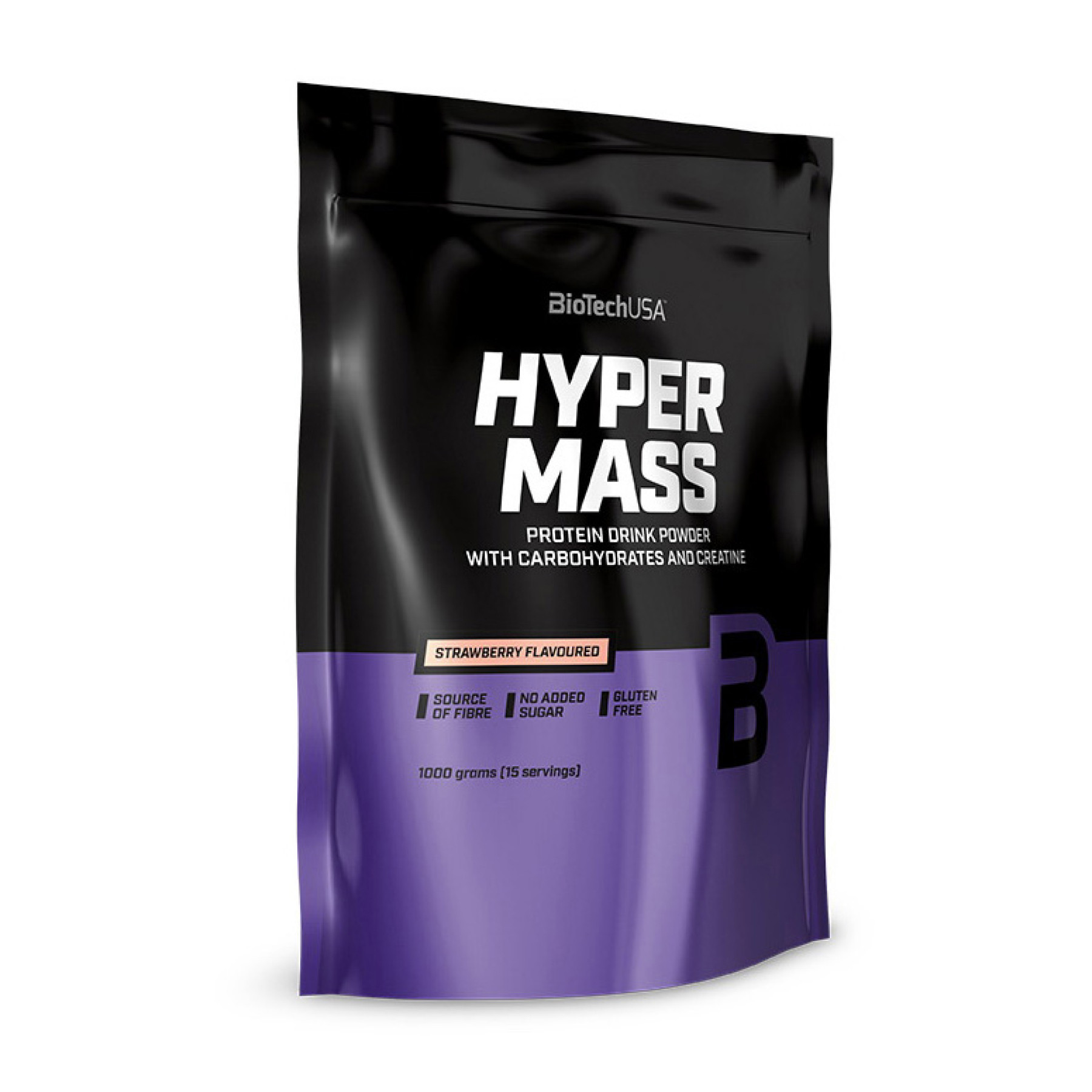 Порошок Biotech Hyper Mass - 1000g Strawberry 2023-10-5000