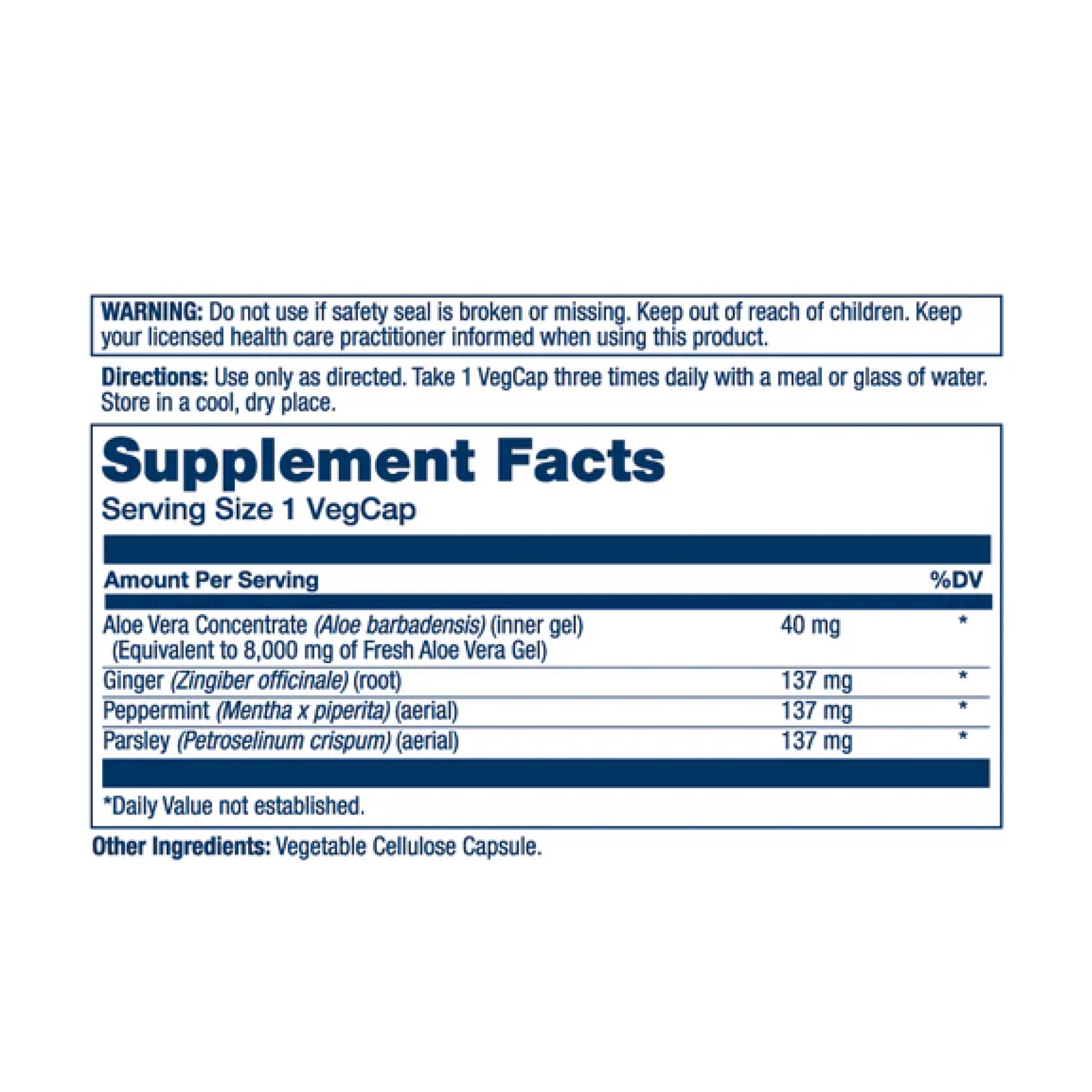 Капсули Solaray Super Aloe Vera Gel 8000mg - 100 vcaps 2023-10-4421